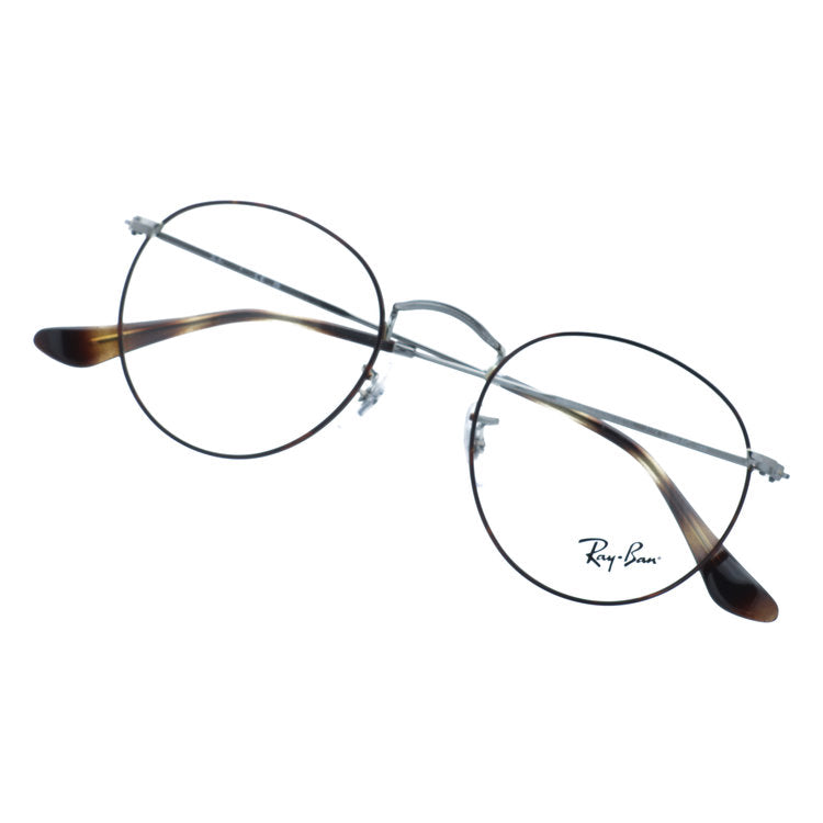 レイバン メガネフレーム ラウンドメタル 伊達メガネ Ray-Ban ROUND METAL RX3447V 3174 50サイズ ラウンド型 べっ甲柄 ヴィンテージデザイン ユニセックス メンズ レディース