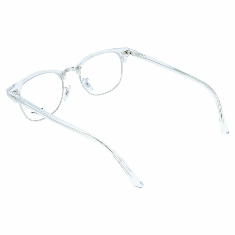 【選べる15色 ライトカラーレンズ】【国内正規品】レイバン メガネフレーム クラブマスター 伊達メガネ Ray-Ban CLUBMASTER RX5154 2001 53サイズ ブロー型 コンビネーションフレーム サーモント ユニセックス メンズ レディース
