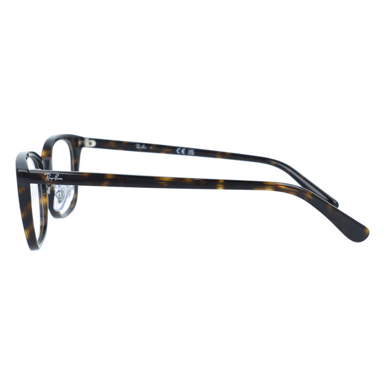 レイバン メガネフレーム 伊達メガネ アジアンフィット（フルフィット） 調整可能ノーズパッド（クリングス） Ray-Ban RX5407D 2012 52サイズ スクエア型 べっ甲柄 ベヨネッタメガネ ユニセックス メンズ レディース