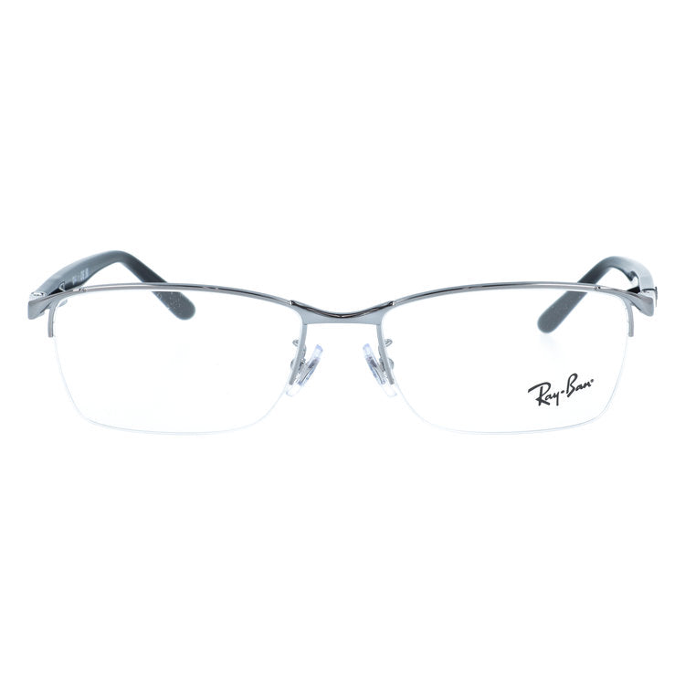 レイバン メガネフレーム 伊達メガネ アジアンフィット（フルフィット） 調整可能ノーズパッド（クリングス） Ray-Ban RX6501D 2502 55サイズ スクエア/ナイロール型 ナイロールフレーム ベヨネッタメガネ ユニセックス メンズ レディース