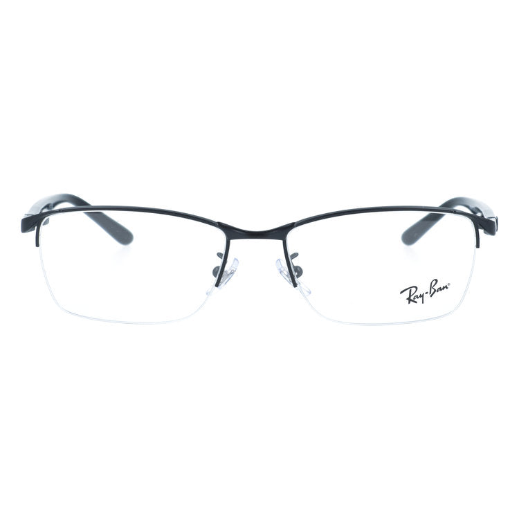 レイバン メガネフレーム 伊達メガネ アジアンフィット（フルフィット） 調整可能ノーズパッド（クリングス） Ray-Ban RX6501D 2503 55サイズ スクエア/ナイロール型 ナイロールフレーム ベヨネッタメガネ ユニセックス メンズ レディース