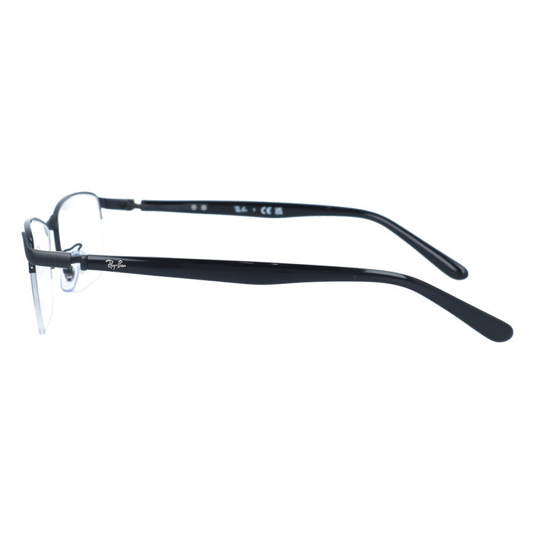 レイバン メガネフレーム 伊達メガネ アジアンフィット（フルフィット） 調整可能ノーズパッド（クリングス） Ray-Ban RX6501D 2503 55サイズ スクエア/ナイロール型 ナイロールフレーム ベヨネッタメガネ ユニセックス メンズ レディース