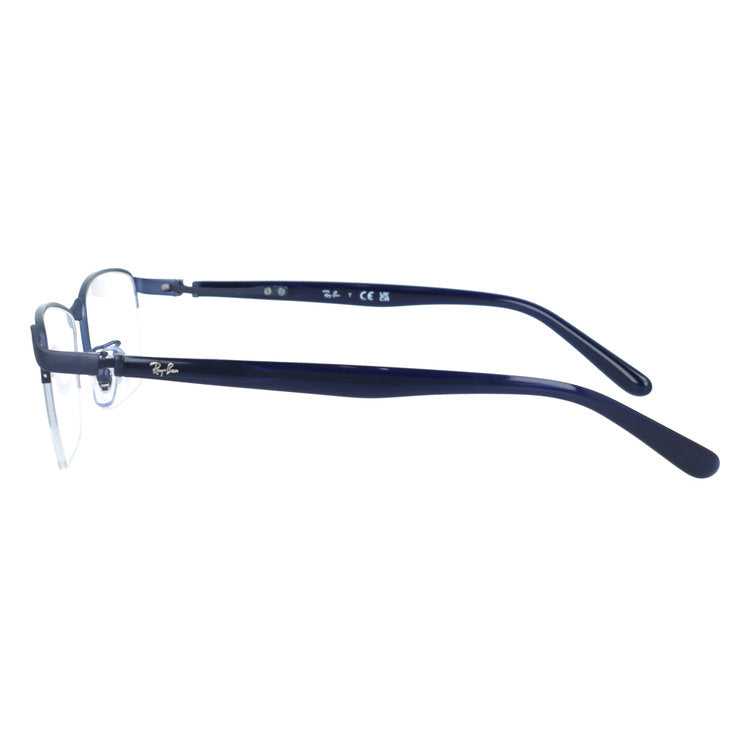 レイバン メガネフレーム 伊達メガネ アジアンフィット（フルフィット） 調整可能ノーズパッド（クリングス） Ray-Ban RX6501D 3076 55サイズ スクエア/ナイロール型 ナイロールフレーム ベヨネッタメガネ ユニセックス メンズ レディース