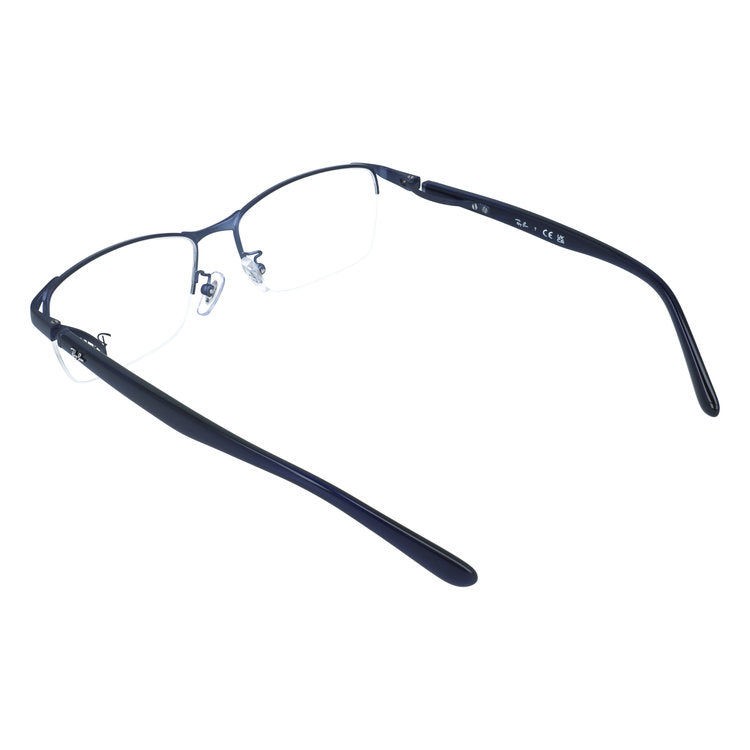 レイバン メガネフレーム 伊達メガネ アジアンフィット（フルフィット） 調整可能ノーズパッド（クリングス） Ray-Ban RX6501D 3076 55サイズ スクエア/ナイロール型 ナイロールフレーム ベヨネッタメガネ ユニセックス メンズ レディース