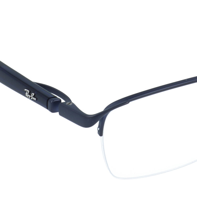 レイバン メガネフレーム 伊達メガネ アジアンフィット（フルフィット） 調整可能ノーズパッド（クリングス） Ray-Ban RX6501D 3076 55サイズ スクエア/ナイロール型 ナイロールフレーム ベヨネッタメガネ ユニセックス メンズ レディース
