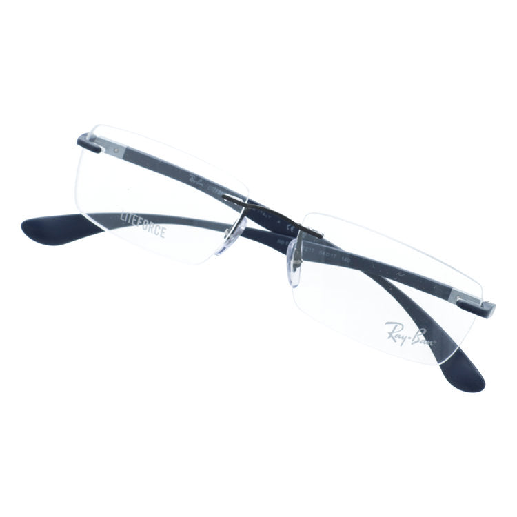 レイバン メガネフレーム ライトフォース 伊達メガネ Ray-Ban LITE FORCE RX8724 1217 54サイズ スクエア/ツーポイント型 リムレス ベヨネッタメガネ ツーポイント ユニセックス メンズ レディース