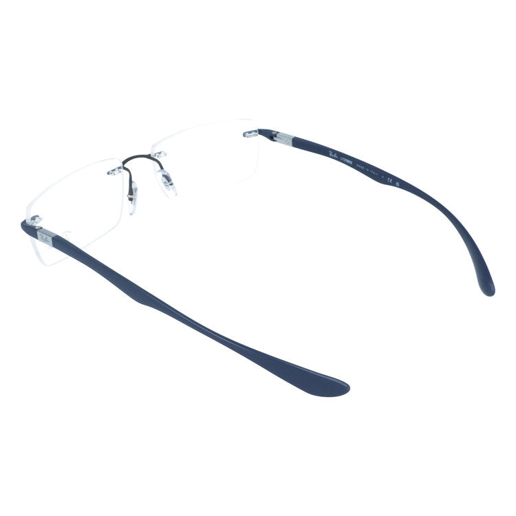 レイバン メガネフレーム ライトフォース 伊達メガネ Ray-Ban LITE FORCE RX8724 1217 56サイズ スクエア/ツーポイント型 リムレス ベヨネッタメガネ ツーポイント ユニセックス メンズ レディース
