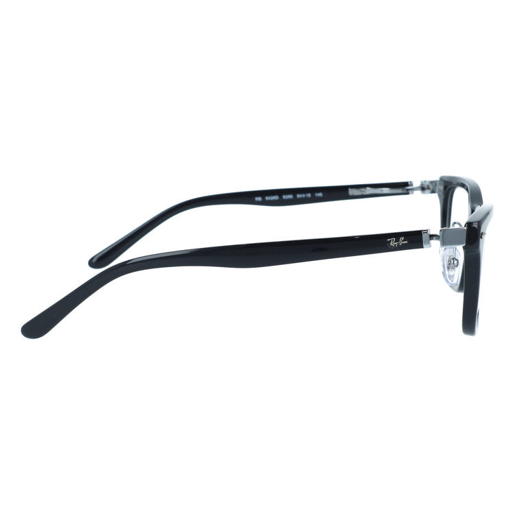 レイバン メガネフレーム 伊達メガネ アジアンフィット Ray-Ban RX5426D 8286 54サイズ ウェリントン型 黒縁 クロブチ ローブリッジフィット ユニセックス メンズ レディース