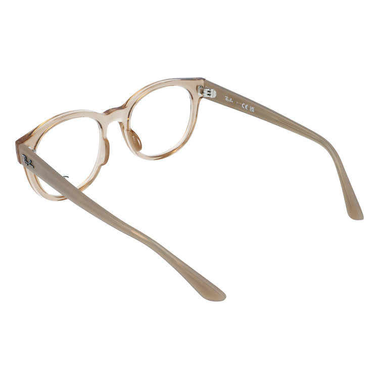 【訳あり・店頭展示品/外箱なし】 レイバン メガネフレーム 伊達メガネ アジアンフィット Ray-Ban RX7227F 8313 53サイズ ウェリントン型 ローブリッジフィット アウトレット品 ユニセックス メンズ レディース