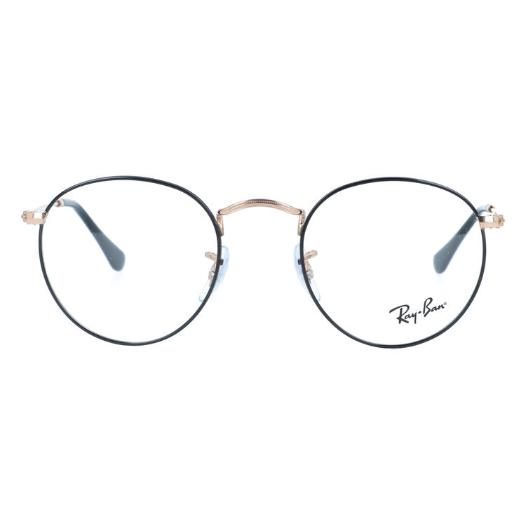 レイバン メガネフレーム ラウンドメタル 伊達メガネ Ray-Ban ROUND METAL RX3447V 3173 47サイズ ラウンド型 小さめ 小顔 レディース向け 中顔面短縮 クラシックデザイン