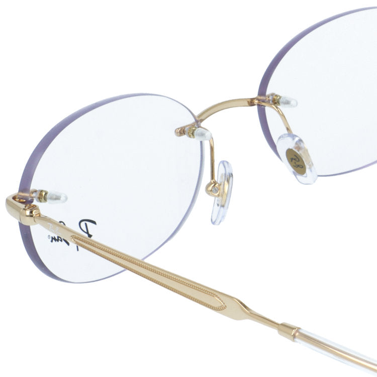 レイバン メガネフレーム 伊達メガネ Ray-Ban RX3767V 2500 52サイズ オーバル型 リムレス ツーポイント型 ユニセックス メンズ レディース
