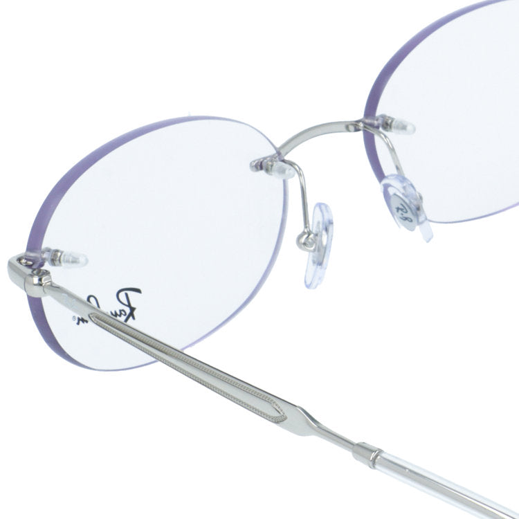 レイバン メガネフレーム 伊達メガネ Ray-Ban RX3767V 2501 52サイズ オーバル型 リムレス ツーポイント型 ユニセックス メンズ レディース