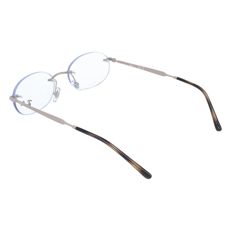 レイバン メガネフレーム 伊達メガネ Ray-Ban RX3767V 3207 50サイズ オーバル型 リムレス ツーポイント型 ユニセックス メンズ レディース