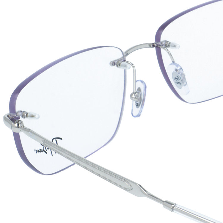 レイバン メガネフレーム 伊達メガネ Ray-Ban RX3768V 2501 56サイズ スクエア型 リムレス ベヨネッタメガネ ツーポイント型 ユニセックス メンズ レディース
