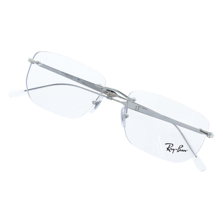 レイバン メガネフレーム 伊達メガネ Ray-Ban RX3768V 2501 56サイズ スクエア型 リムレス ベヨネッタメガネ ツーポイント型 ユニセックス メンズ レディース