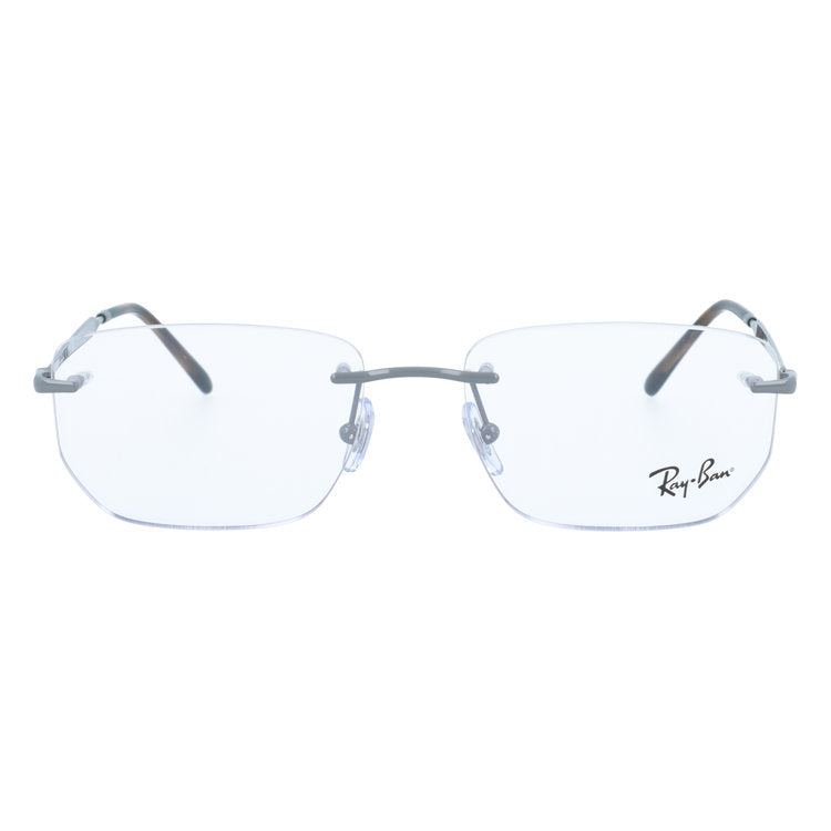 レイバン メガネフレーム 伊達メガネ Ray-Ban RX3768V 3201 54サイズ スクエア型 べっ甲柄 リムレス ベヨネッタメガネ ツーポイント型 ユニセックス メンズ レディース