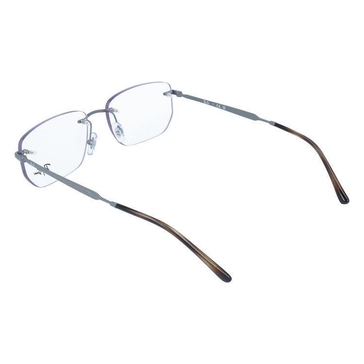 レイバン メガネフレーム 伊達メガネ Ray-Ban RX3768V 3201 54サイズ スクエア型 べっ甲柄 リムレス ベヨネッタメガネ ツーポイント型 ユニセックス メンズ レディース