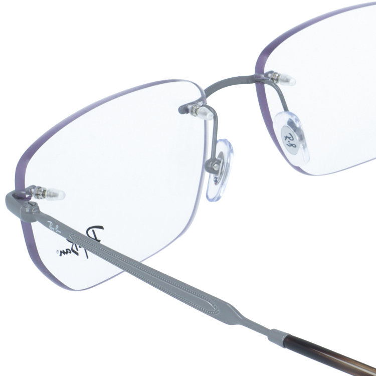 レイバン メガネフレーム 伊達メガネ Ray-Ban RX3768V 3201 54サイズ スクエア型 べっ甲柄 リムレス ベヨネッタメガネ ツーポイント型 ユニセックス メンズ レディース