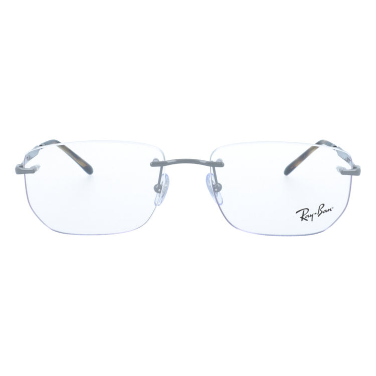 レイバン メガネフレーム 伊達メガネ Ray-Ban RX3768V 3201 56サイズ スクエア型 べっ甲柄 リムレス ベヨネッタメガネ ツーポイント型 ユニセックス メンズ レディース