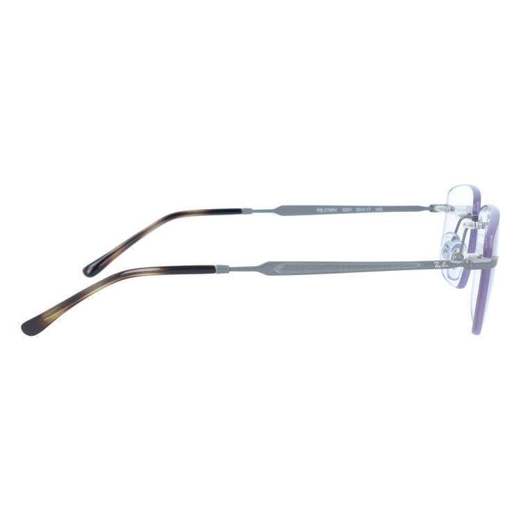 レイバン メガネフレーム 伊達メガネ Ray-Ban RX3768V 3201 56サイズ スクエア型 べっ甲柄 リムレス ベヨネッタメガネ ツーポイント型 ユニセックス メンズ レディース