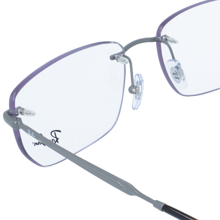 レイバン メガネフレーム 伊達メガネ Ray-Ban RX3768V 3201 56サイズ スクエア型 べっ甲柄 リムレス ベヨネッタメガネ ツーポイント型 ユニセックス メンズ レディース