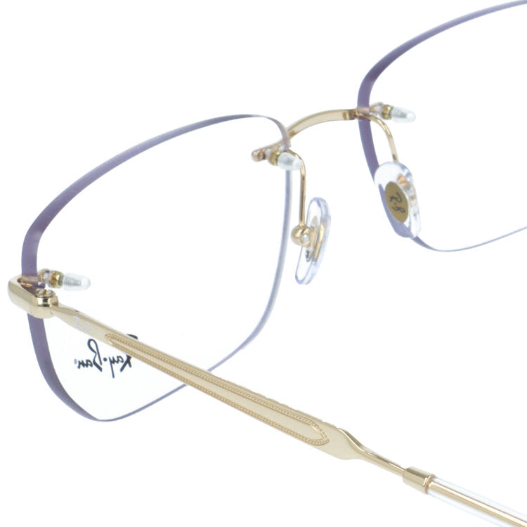 レイバン メガネフレーム 伊達メガネ Ray-Ban RX3768V 2500 56サイズ スクエア型 リムレス ベヨネッタメガネ ツーポイント型 ユニセックス メンズ レディース