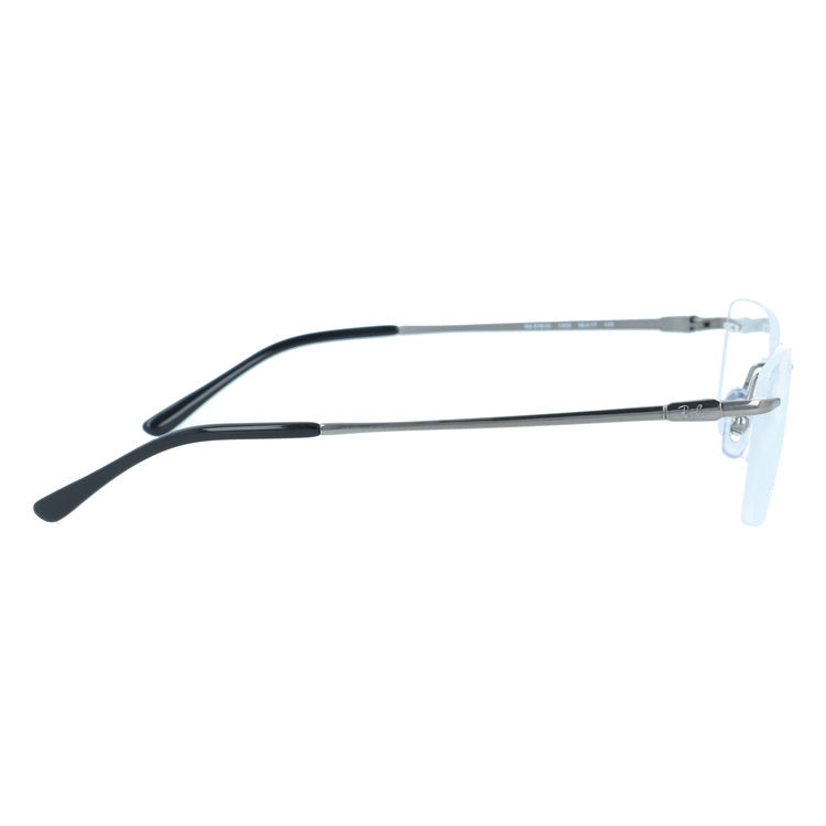 【国内正規品】レイバン メガネフレーム ローブリッジフィット 調整可能ノーズパッド（クリングス） Ray-Ban RX8781D 1000 56サイズ レクタングル型 軽量 リムレス 縁なし ベヨネッタ型 アジアンフィット 肌に優しいチタン素材 ユニセックス メンズ レディース