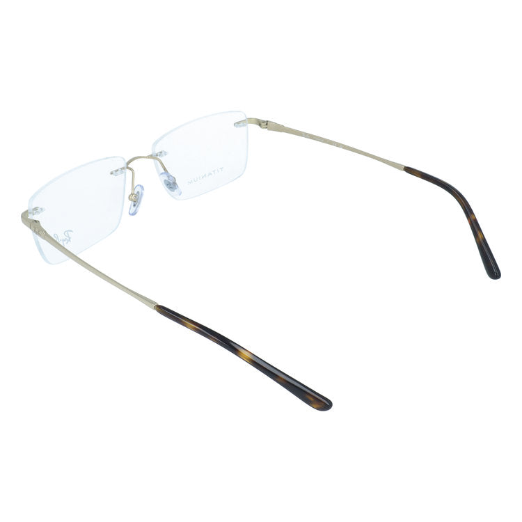 【国内正規品】レイバン メガネフレーム ローブリッジフィット 調整可能ノーズパッド（クリングス） Ray-Ban RX8781D 1251 56サイズ レクタングル型 軽量 リムレス 縁なし ベヨネッタ型 アジアンフィット 肌に優しいチタン素材 ユニセックス メンズ レディース