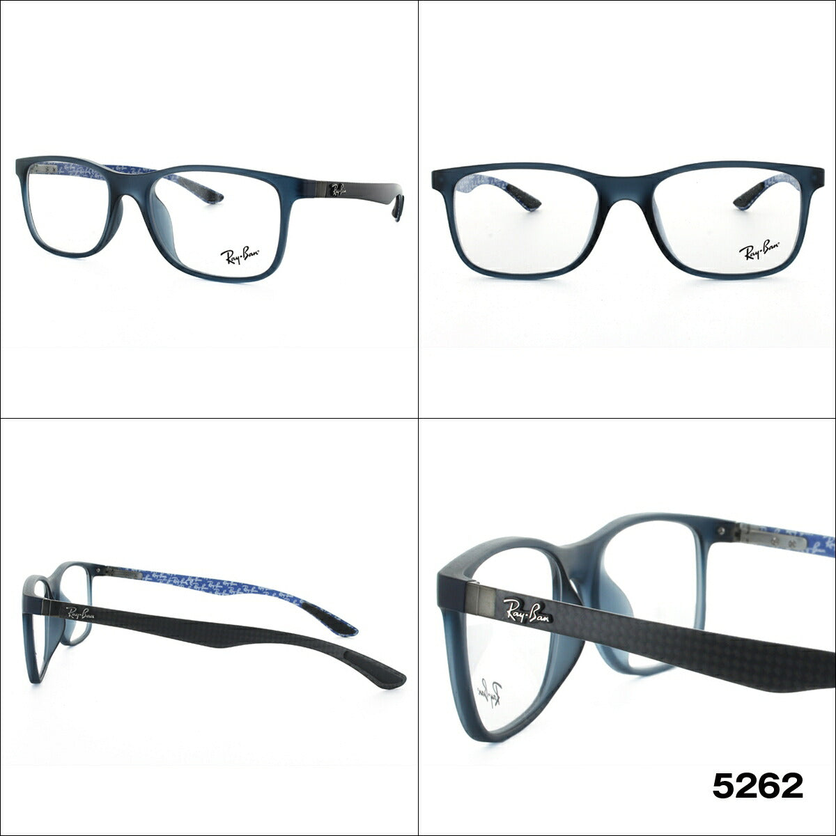 レイバン メガネ フレーム RX8903F 5262・5263・5681 55 アジアンフィット スクエア型 メンズ レディース 眼鏡 度付き 度なし 伊達メガネ ブランドメガネ 紫外線 ブルーライトカット 老眼鏡 花粉対策 Ray-Ban