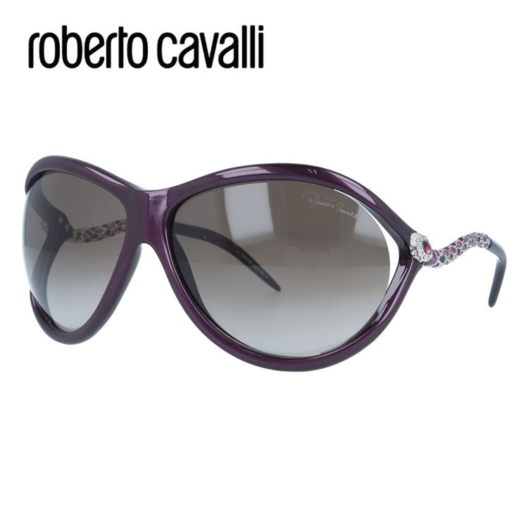【訳あり】ロベルトカヴァリ サングラス レギュラーフィット Roberto Cavalli RC449S 83F 67サイズ バタフライ型 ユニセックス メンズ レディース