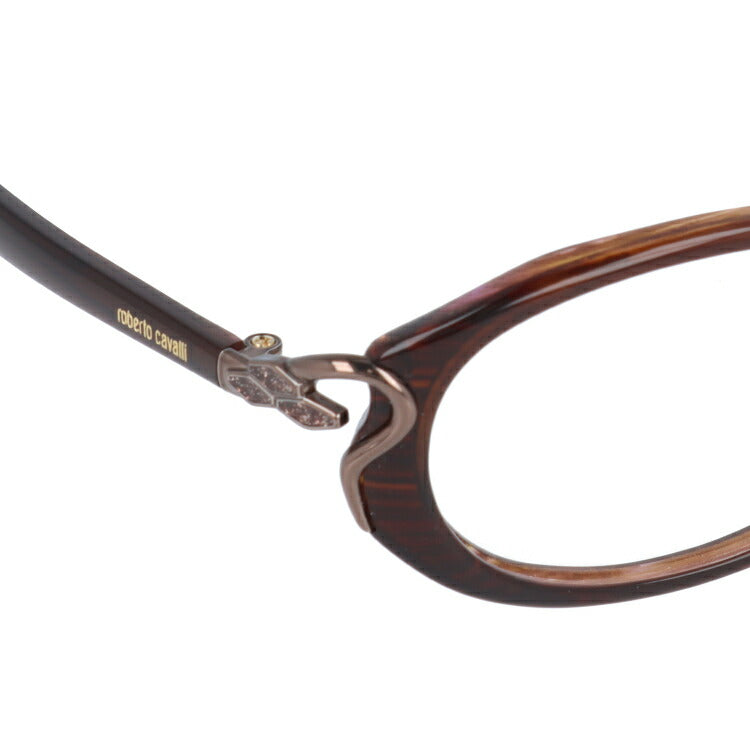 メガネ 度付き 度なし 伊達メガネ 眼鏡 Roberto Cavalli ロベルト カバリ RC0603-2 52サイズ ラウンド型 レディース ラッピング無料
