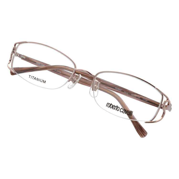 ロベルトカヴァリ Roberto Cavalli メガネ フレーム 眼鏡 度付き 度なし 伊達 RC0604-2 52サイズ スクエア型 レディース ラッピング無料