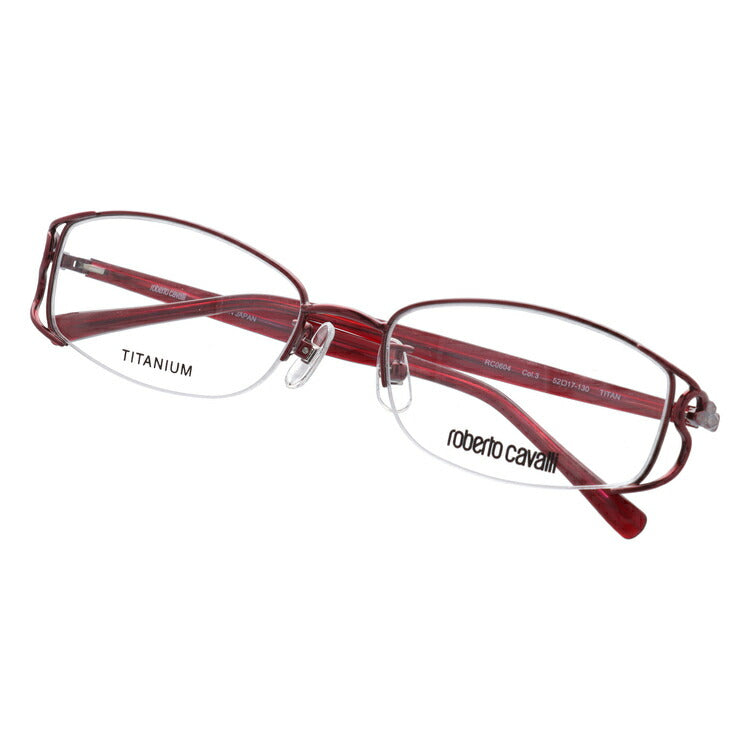 ロベルトカヴァリ Roberto Cavalli メガネ フレーム 眼鏡 度付き 度なし 伊達 RC0604-3 52サイズ スクエア型 レディース ラッピング無料