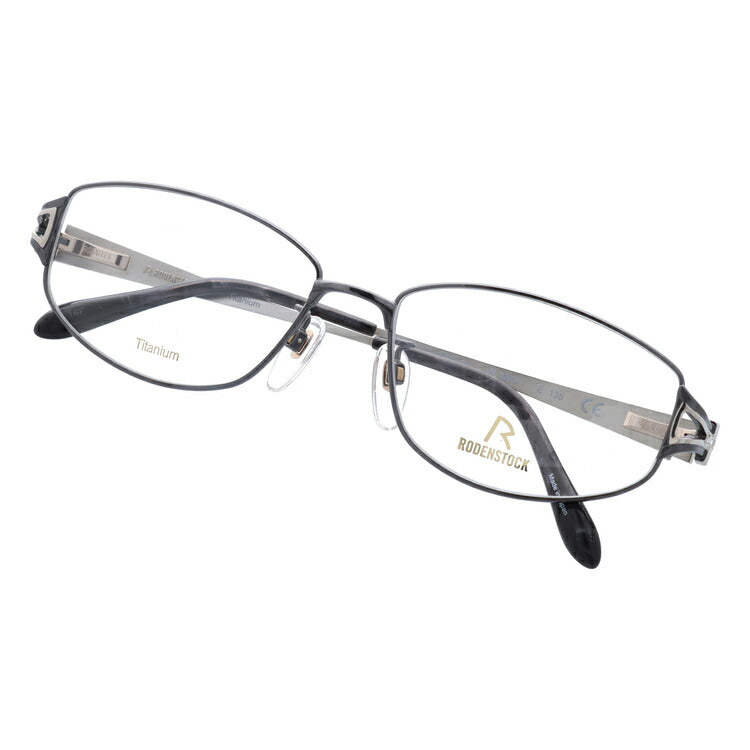 【国内正規品】ローデンストック メガネフレーム エクスクルーシブ 伊達メガネ RODENSTOCK EXCLUSIV R0270-E 54サイズ スクエア ユニセックス メンズ レディース 日本製 ラインストーン
