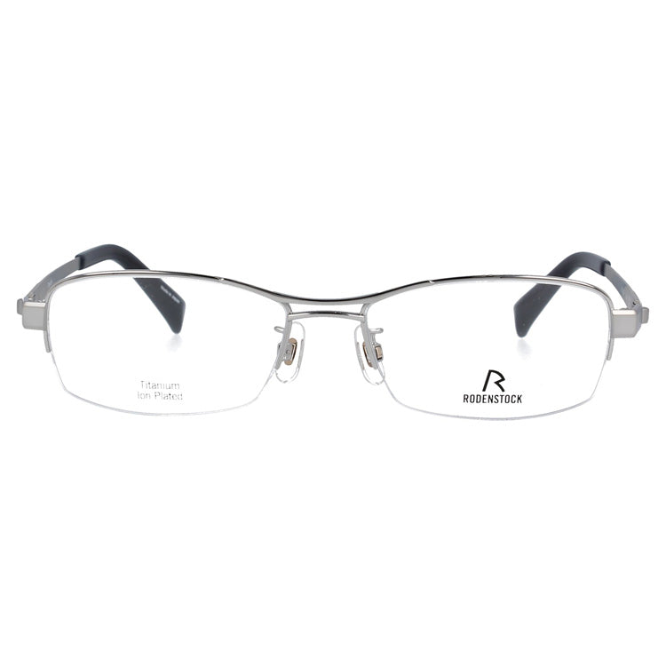 【国内正規品】ローデンストック メガネフレーム RODENSTOCK 度付き 度なし 伊達 だて 眼鏡 メンズ レディース R2033-A 54/56サイズ スクエア（ハーフリム） UVカット 紫外線 ラッピング無料
