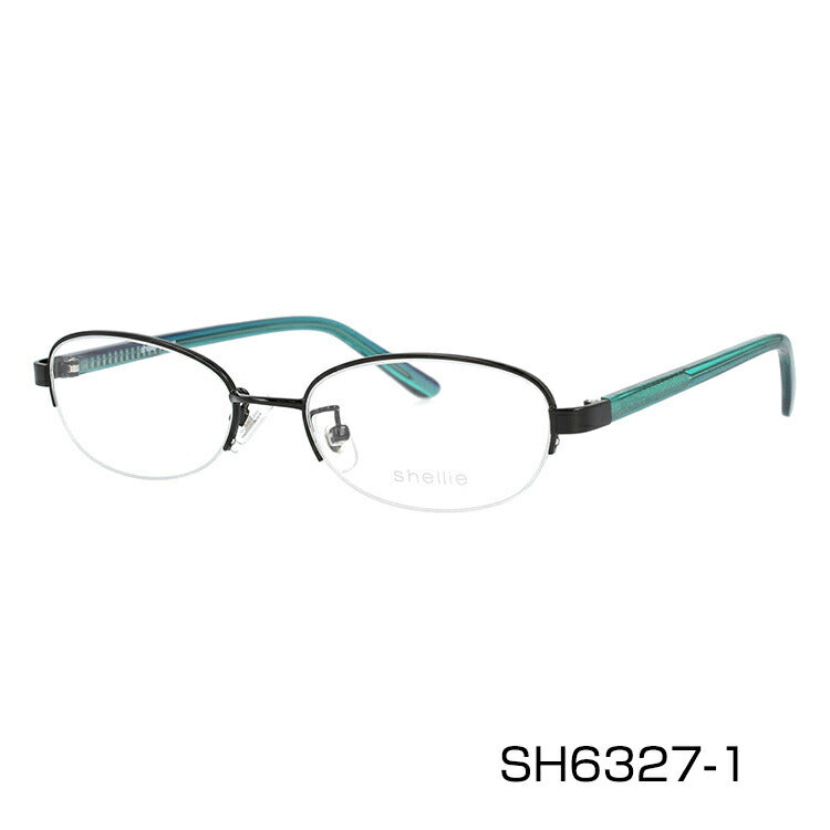 メガネ 眼鏡 度付き 度なし おしゃれ shellie シェリー SH 6327 全3色 50サイズ オーバル型 レディース 女性 UVカット 紫外線 ブランド サングラス 伊達 ダテ｜老眼鏡・PCレンズ・カラーレンズ・遠近両用対応可能 ラッピング無料