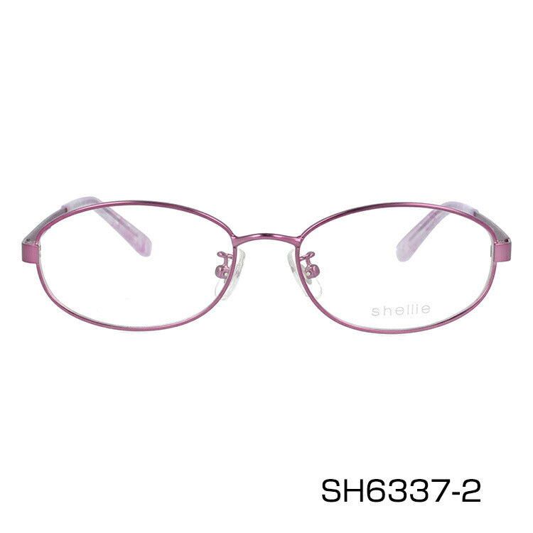 メガネ 眼鏡 度付き 度なし おしゃれ shellie シェリー SH 6337 全3色 52サイズ オーバル型 レディース 女性 UVカット 紫外線 ブランド サングラス 伊達 ダテ｜老眼鏡・PCレンズ・カラーレンズ・遠近両用対応可能 ラッピング無料