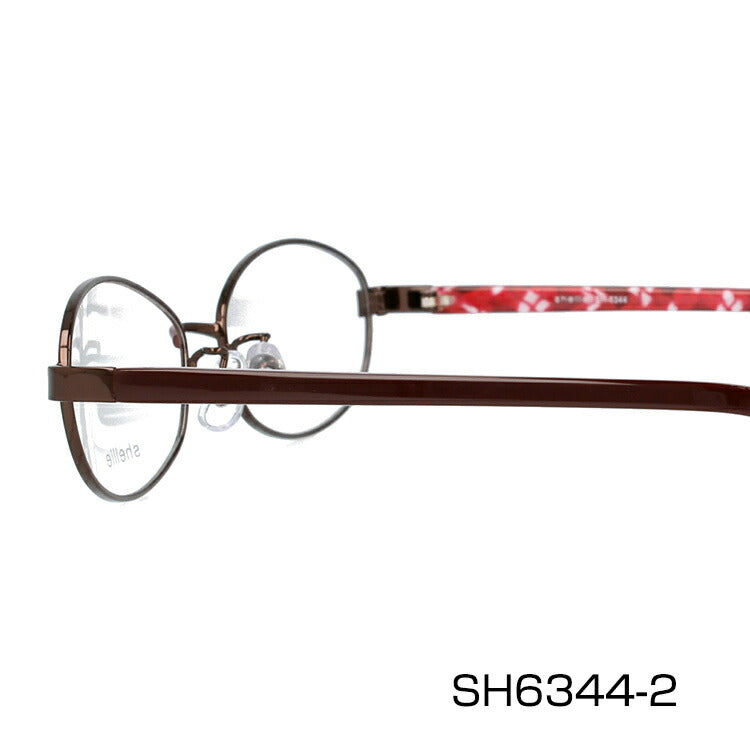 メガネ 眼鏡 度付き 度なし おしゃれ shellie シェリー SH 6344 全3色 53サイズ オーバル型 レディース 女性 UVカット 紫外線 ブランド サングラス 伊達 ダテ｜老眼鏡・PCレンズ・カラーレンズ・遠近両用対応可能 ラッピング無料