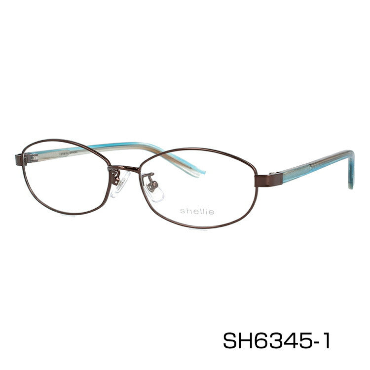 メガネ 眼鏡 度付き 度なし おしゃれ shellie シェリー SH 6345 全3色 52サイズ オーバル型 レディース 女性 UVカット 紫外線 ブランド サングラス 伊達 ダテ｜老眼鏡・PCレンズ・カラーレンズ・遠近両用対応可能 ラッピング無料