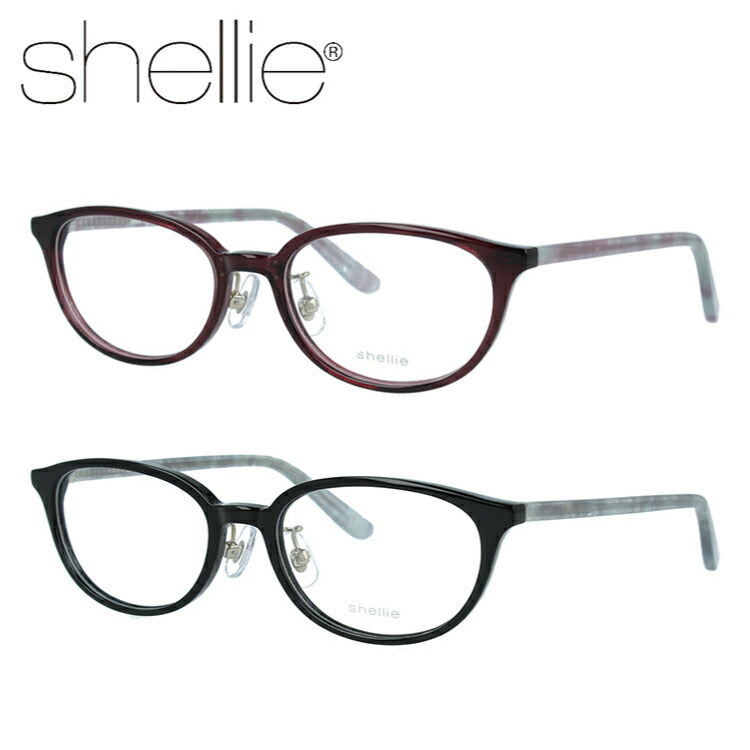 メガネ 眼鏡 おしゃれ shellie シェリー SH 6355 全2色 49サイズ オーバル型 レディース 女性 UVカット 紫外線 ブランド サングラス 伊達 ダテラッピング無料