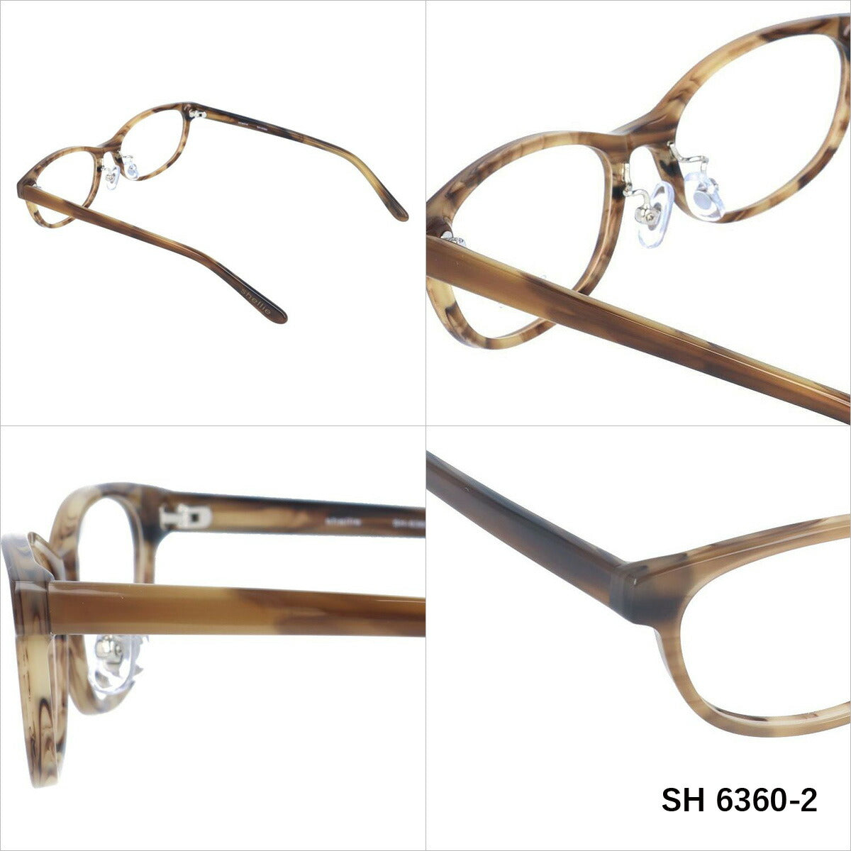 シェリー メガネ 眼鏡 フレーム 度付き 伊達 カラーレンズ メンズ レディース shellie ブランド SH 6360 52 オーバル | 老眼鏡 PCレンズ ブルーライトカット 遠近両用 対応可能 紫外線 対策 おすすめ 人気 プレゼント
