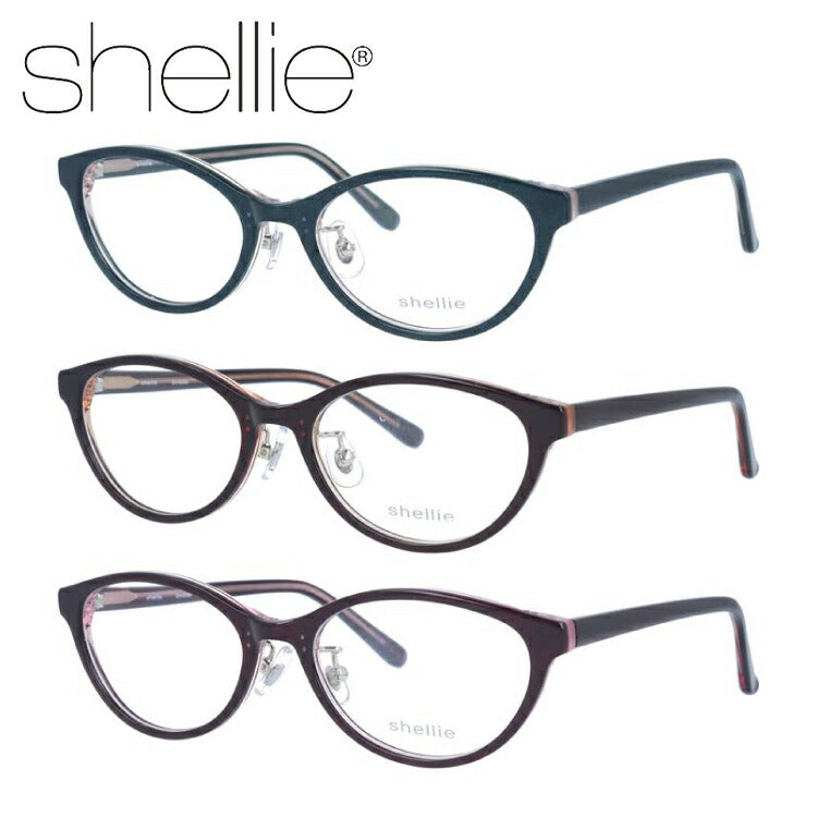 シェリー メガネ 眼鏡 フレーム 度付き 伊達 カラーレンズ メンズ レディース shellie ブランド SH 6364 51 オーバル | 老眼鏡 PCレンズ ブルーライトカット 遠近両用 対応可能 紫外線 対策 おすすめ 人気 プレゼント