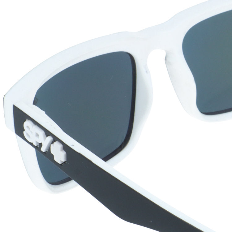 【訳あり】スパイ サングラス ミラーレンズ アジアンフィット SPY HELM Whitewall/Grey With Navy Spectra 57サイズ スクエア型 アウトレット品 ユニセックス メンズ レディース