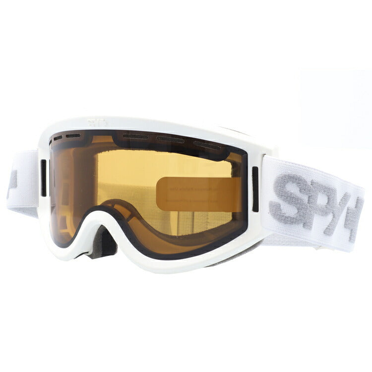 【訳あり】スノーゴーグル スキー スノーボード スノボ 平面ダブルレンズ フレームあり メンズ レディース ウィンタースポーツ 曇り防止 曇り止め 誕生日 プレゼント SPY スパイ GETAWAY WHITE-BRONZE 313162632069 男性 女性