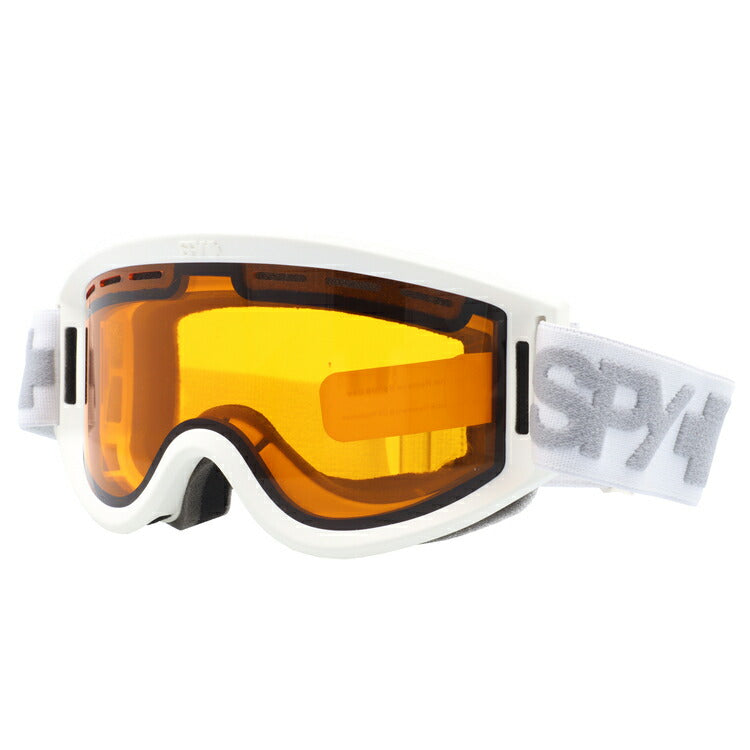 スノーゴーグル スキー スノーボード スノボ 平面ダブルレンズ フレームあり メンズ レディース ウィンタースポーツ 曇り防止 曇り止め 誕生日 プレゼント SPY スパイ GETAWAY WHITE-PERSIMMON 313162632185 男性 女性