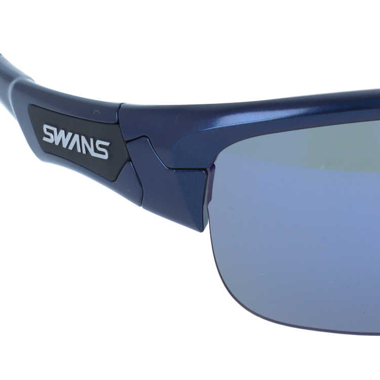 スワンズ サングラス 偏光サングラス アジアンフィット SWANS SPB-0151 MEBL 60サイズ 国内正規品 スポーツ ユニセックス メンズ レディース 日本製［ハイカーブレンズ対応/スポーツ］