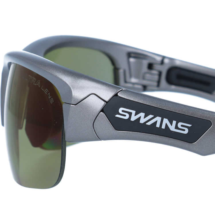 【選べる3色 度付きカラーレンズ】【国内正規品】スワンズ サングラス SWANS SPB-0168 GMR 60サイズ アジアンフィット 日本製 スポーツ ゴルフ 釣り ランニング トレーニング 野球 ドライブ スポーツメガネ グレー/ブラウン/グリーン ミラーレンズ対応可