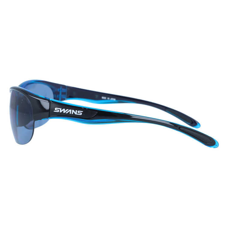 スワンズ サングラス 偏光サングラス アジアンフィット SWANS LN-0067 BKBL 60サイズ 国内正規品 スポーツ ユニセックス メンズ レディース 日本製［ハイカーブレンズ対応/スポーツ］