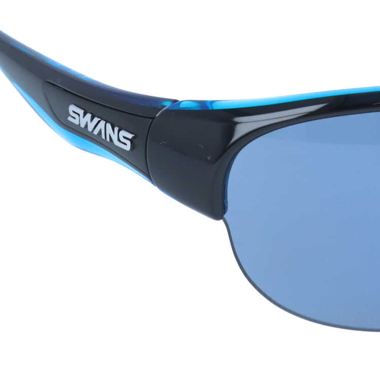 スワンズ サングラス 偏光サングラス アジアンフィット SWANS LN-0067 BKBL 60サイズ 国内正規品 スポーツ ユニセックス メンズ レディース 日本製［ハイカーブレンズ対応/スポーツ］