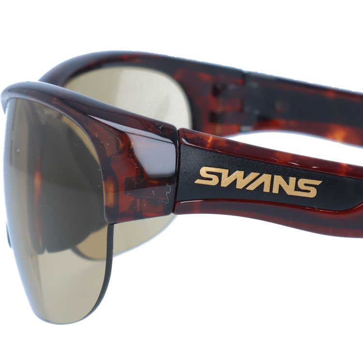 【選べる3色 度付きカラーレンズ】【国内正規品】スワンズ サングラス SWANS LN-0005 DMBR 60サイズ アジアンフィット 日本製 スポーツ ゴルフ 釣り ランニング トレーニング 野球 ドライブ スポーツメガネ グレー/ブラウン/グリーン ミラーレンズ対応可